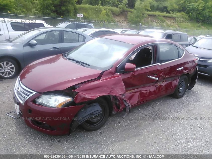 2013 NISSAN SENTRA S 3N1AB7AP4DL674618