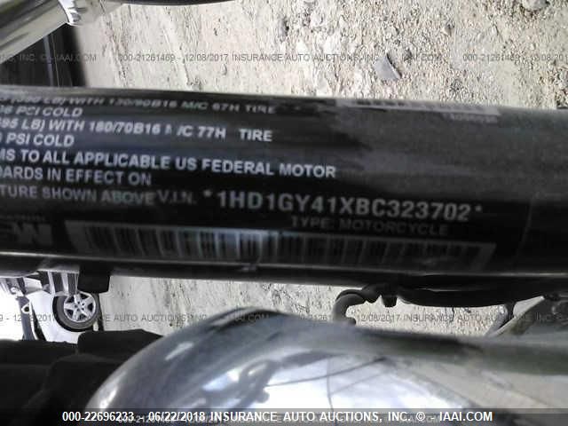 2011 HARLEY-DAVIDSON FXDF 1HD1GY41XBC323702