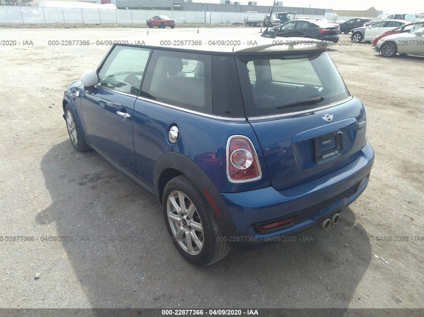 2013 MINI HARDTOP COOPER S WMWSV3C55DT479343