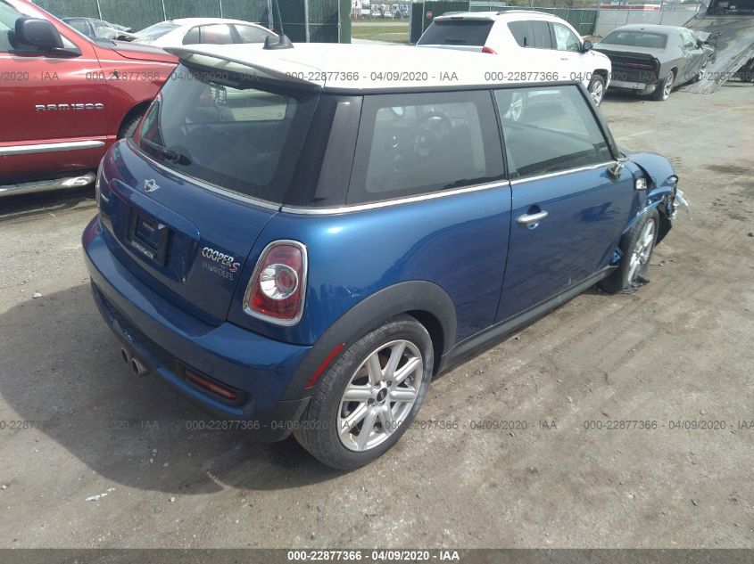 2013 MINI HARDTOP COOPER S WMWSV3C55DT479343
