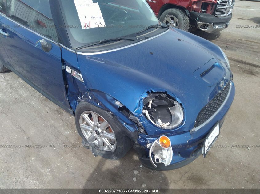 2013 MINI HARDTOP COOPER S WMWSV3C55DT479343