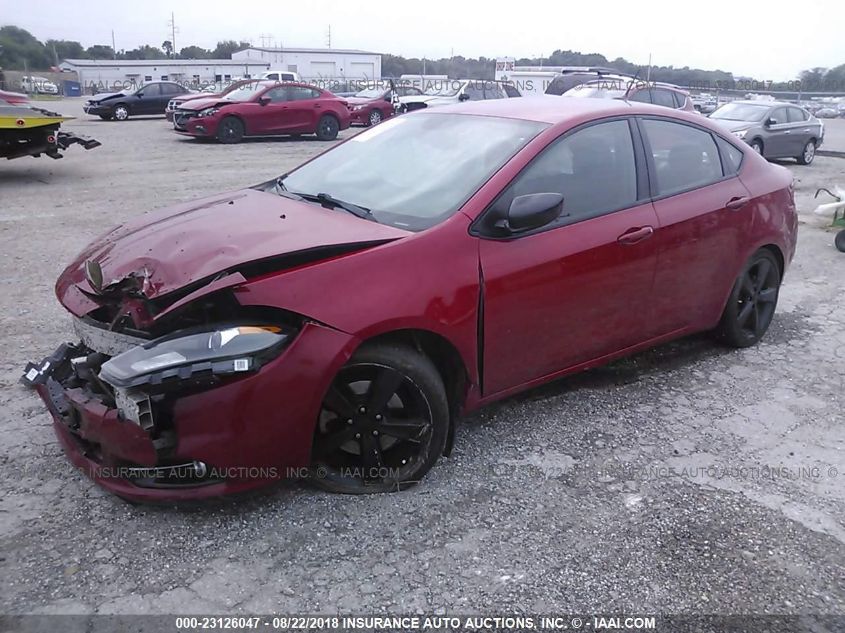 2014 DODGE DART SXT 1C3CDFBBXED914599