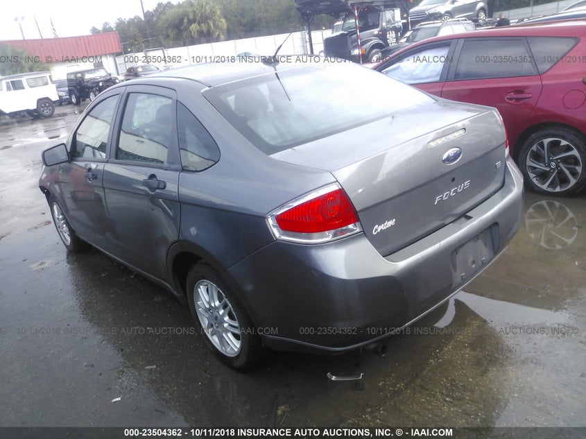 FORD FOCUS 2009 VIN 1FAHP35N99W261292