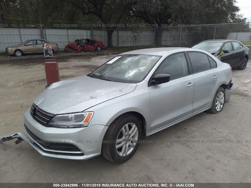 2015 VOLKSWAGEN JETTA 2.0L S 3VW2K7AJXFM216525