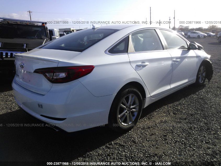 2016 HYUNDAI SONATA SE 5NPE24AF4GH379334