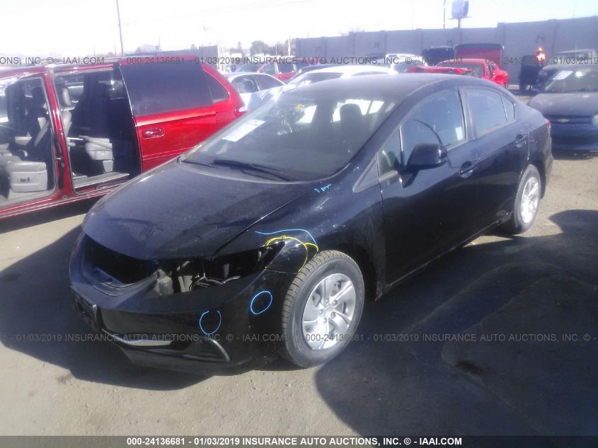 2013 HONDA CIVIC LX 19XFB2F5XDE209973