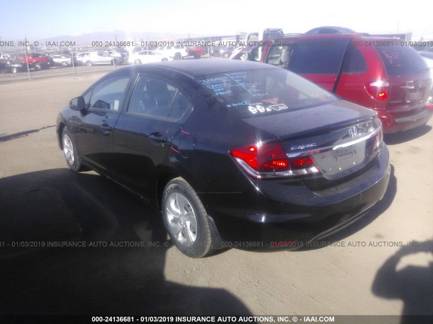 2013 HONDA CIVIC LX 19XFB2F5XDE209973