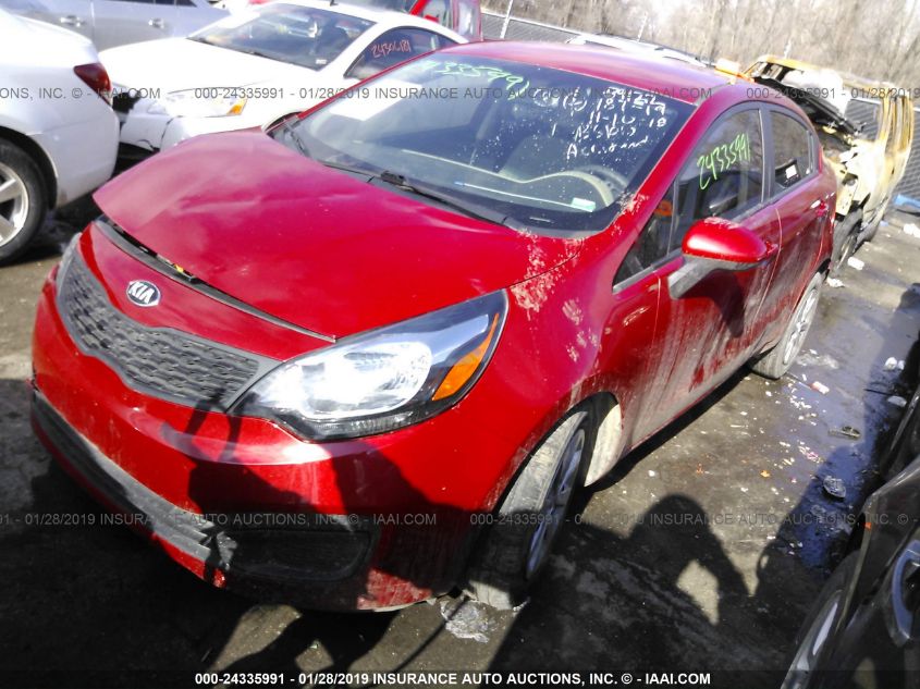 2015 KIA RIO LX KNADM4A30F6505996