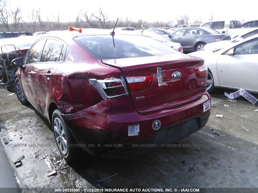 2015 KIA RIO LX KNADM4A30F6505996