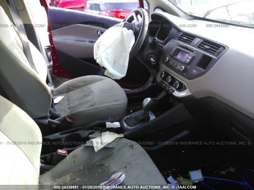 2015 KIA RIO LX KNADM4A30F6505996