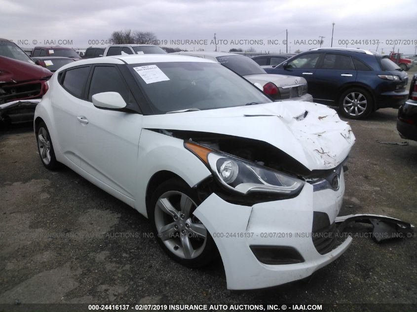 2014 HYUNDAI VELOSTER KMHTC6AD3EU217921