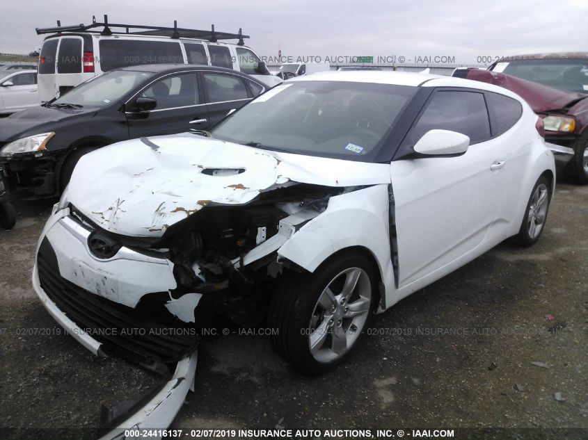 2014 HYUNDAI VELOSTER KMHTC6AD3EU217921