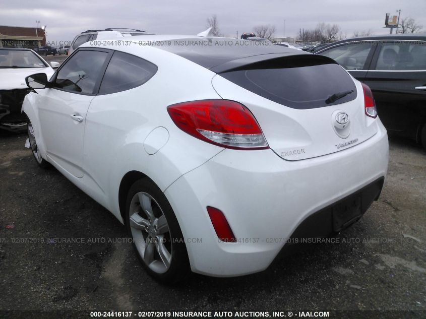 2014 HYUNDAI VELOSTER KMHTC6AD3EU217921