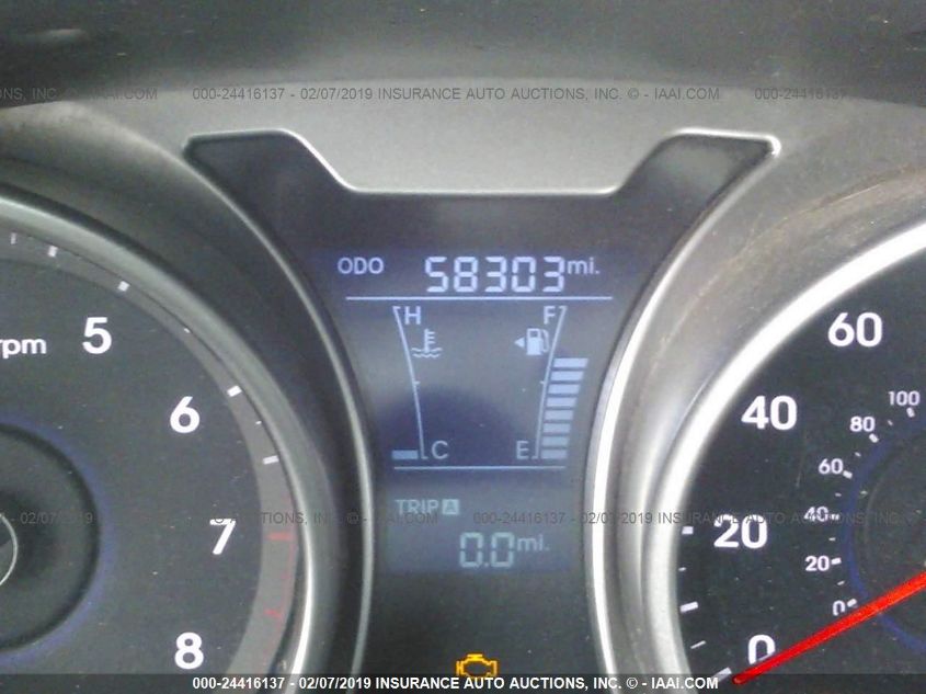 2014 HYUNDAI VELOSTER KMHTC6AD3EU217921