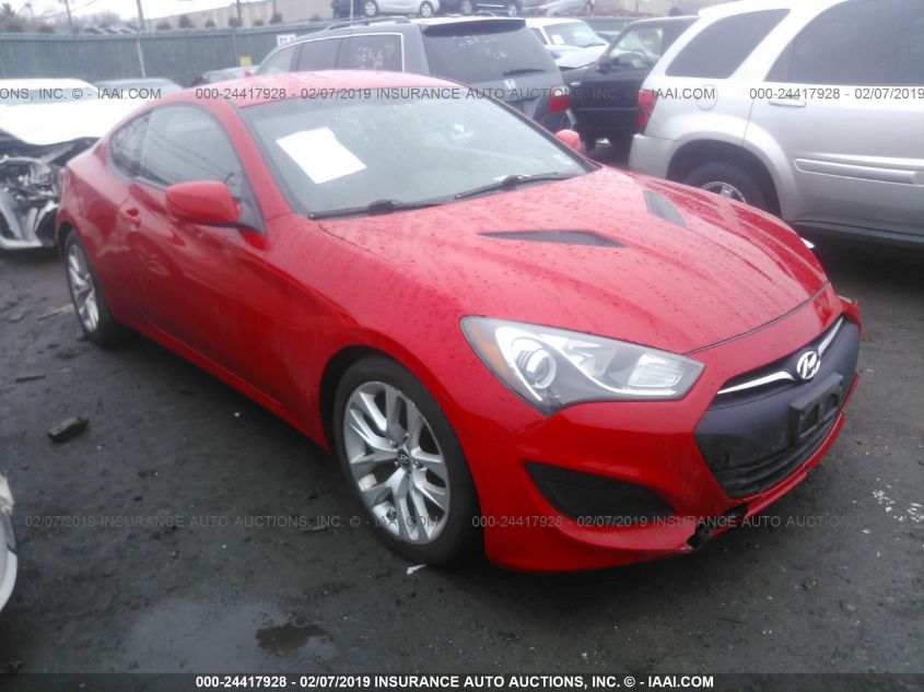 2013 Hyundai Genesis Coupe 2 0t For Auction Iaa