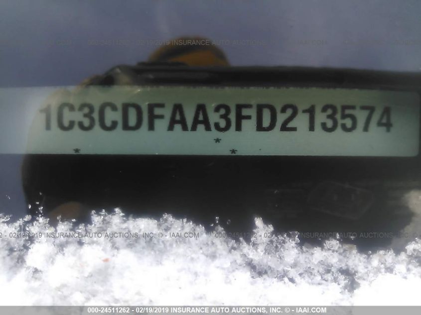 2015 DODGE DART SE 1C3CDFAA3FD213574