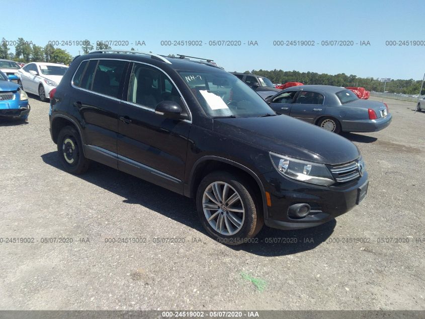 2013 VOLKSWAGEN TIGUAN SE W/SUNROOF & NAV WVGAV3AXXDW560271