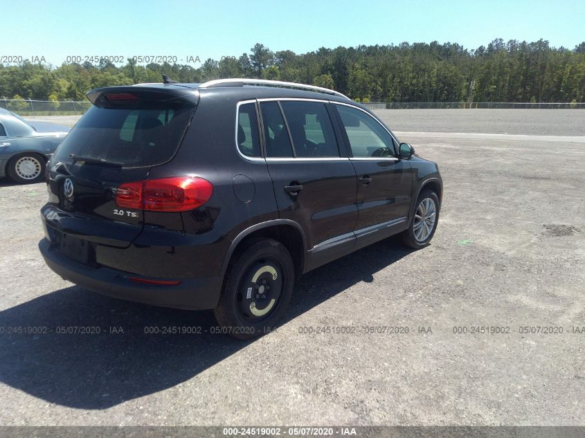 2013 VOLKSWAGEN TIGUAN SE W/SUNROOF & NAV WVGAV3AXXDW560271