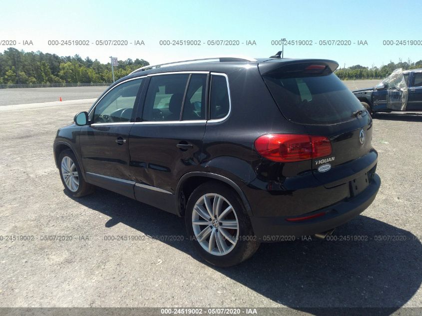 2013 VOLKSWAGEN TIGUAN SE W/SUNROOF & NAV WVGAV3AXXDW560271