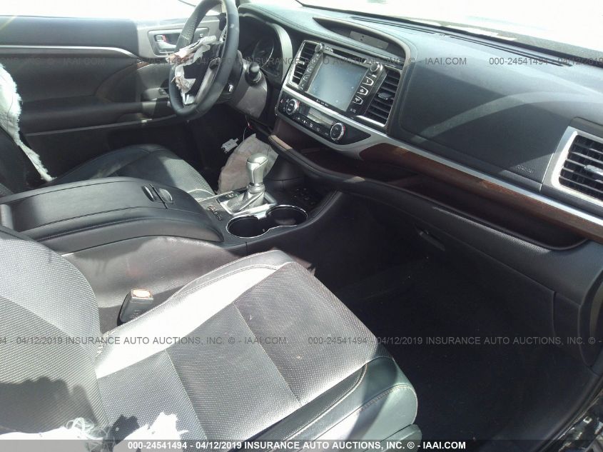2016 TOYOTA HIGHLANDER LIMITED/LTD PLATINUM 5TDDKRFH4GS300015