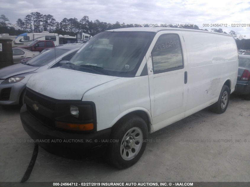 2014 CHEVROLET EXPRESS CARGO VAN 1GCSGAFX8E1111895