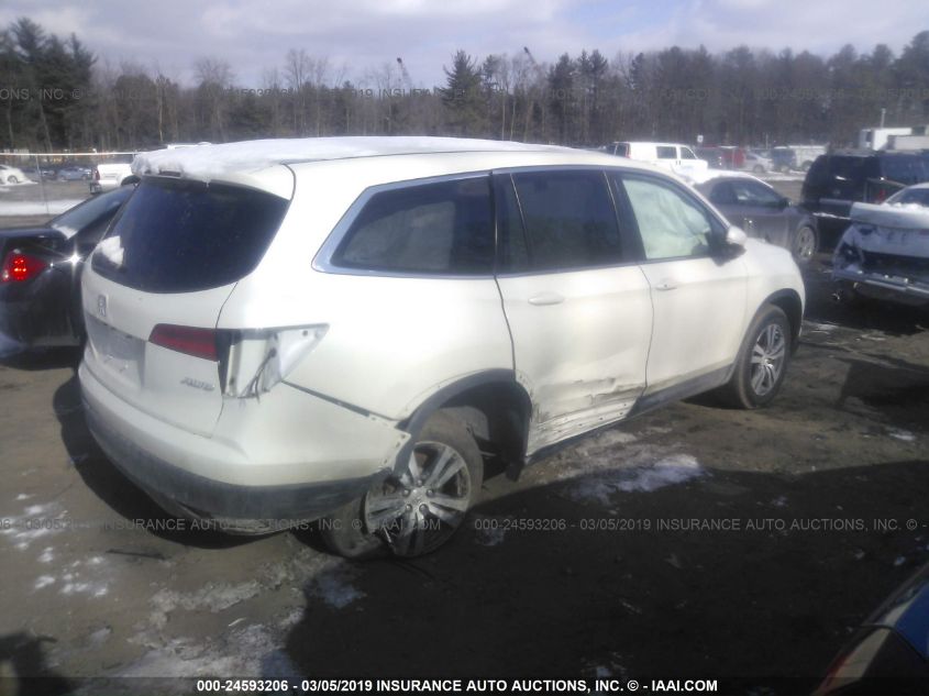 2016 HONDA PILOT EX 5FNYF6H33GB049630