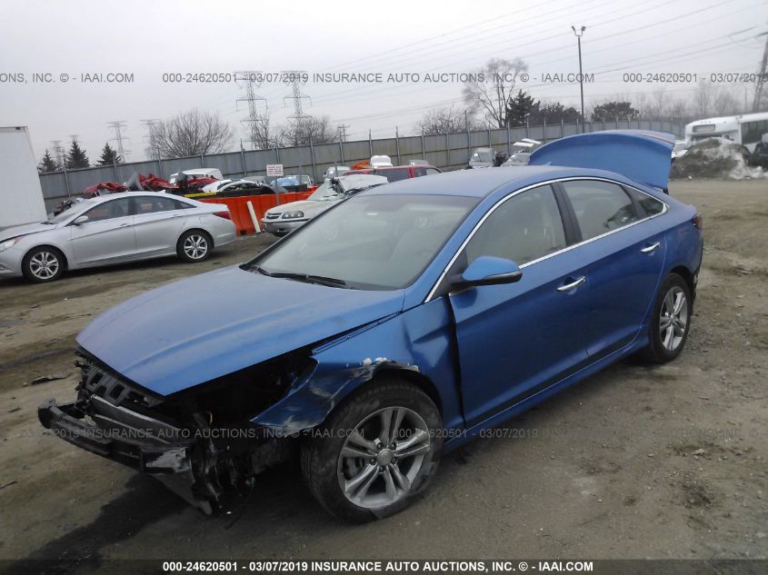 2018 HYUNDAI SONATA SEL 5NPE34AF5JH661566