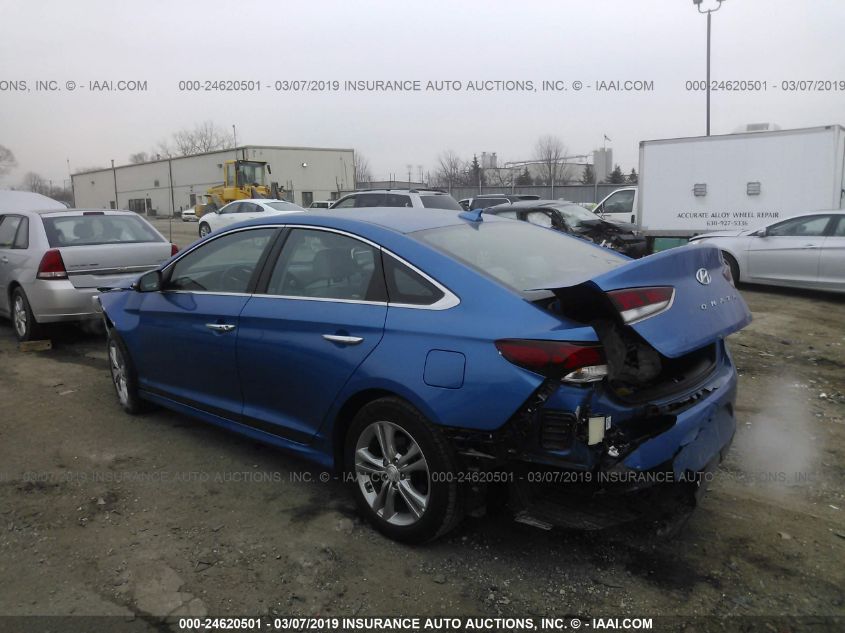 2018 HYUNDAI SONATA SEL 5NPE34AF5JH661566