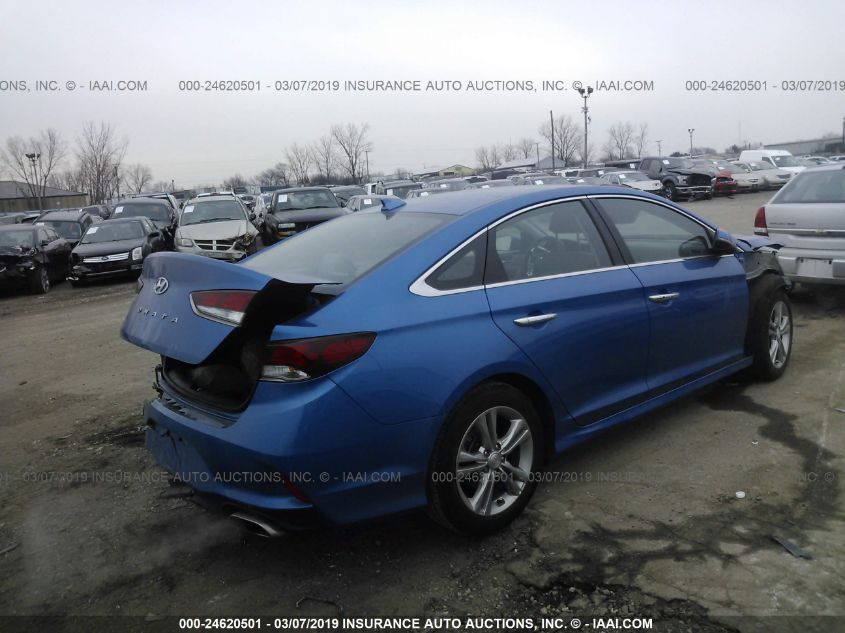 2018 HYUNDAI SONATA SEL 5NPE34AF5JH661566