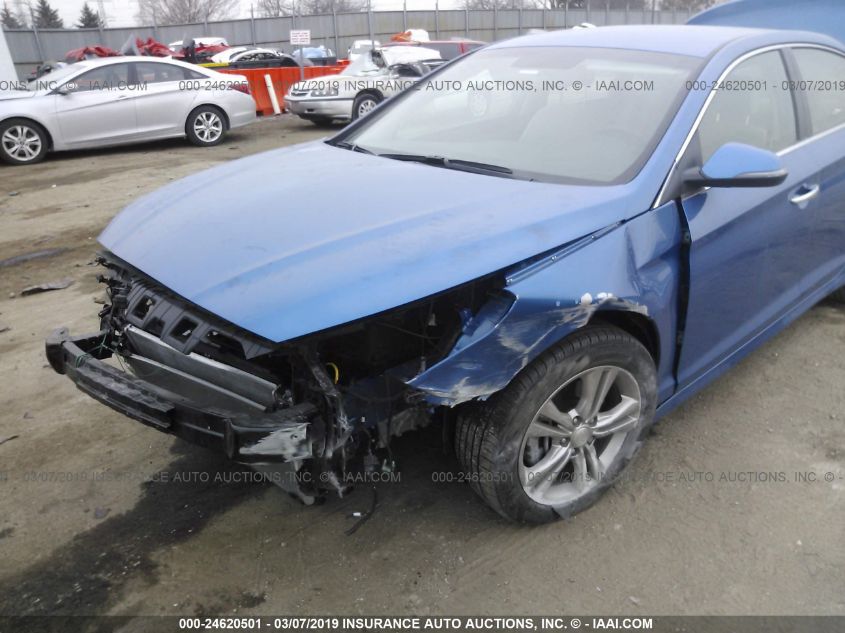 2018 HYUNDAI SONATA SEL 5NPE34AF5JH661566