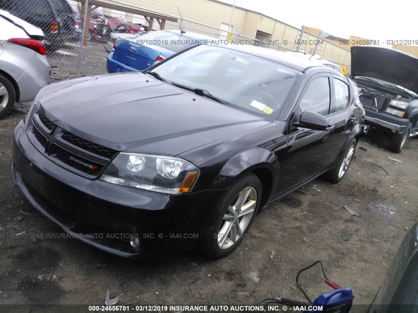 2013 DODGE AVENGER SXT 1C3CDZCB8DN548800