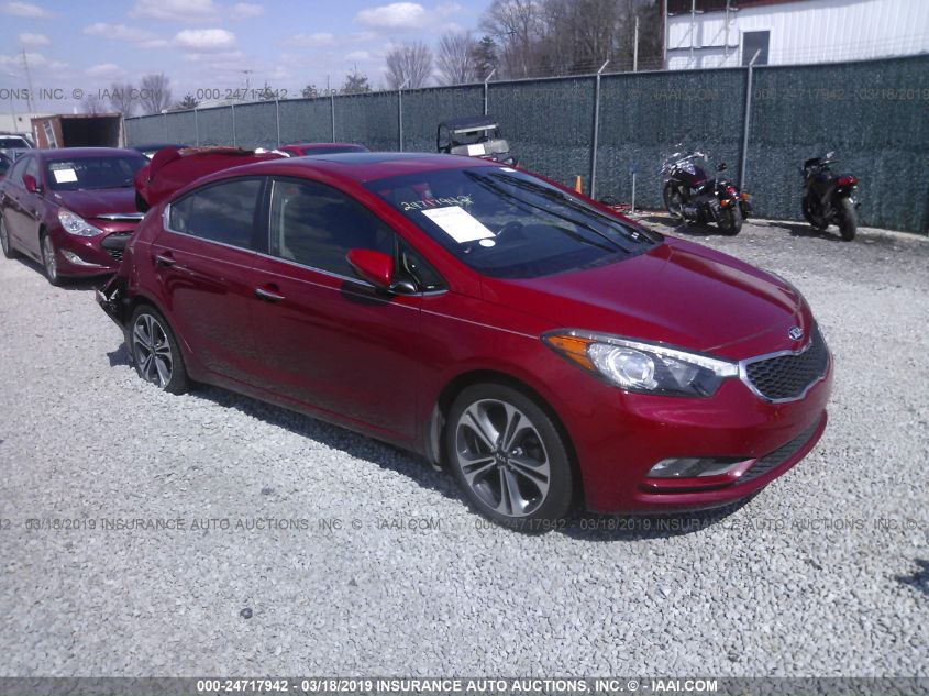 2014 KIA FORTE EX KNAFZ4A85E5205090