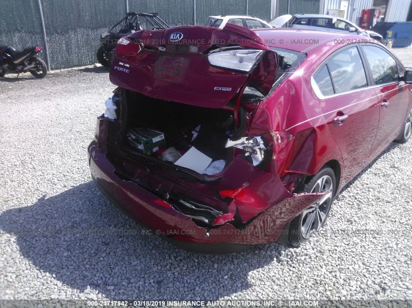 2014 KIA FORTE EX KNAFZ4A85E5205090