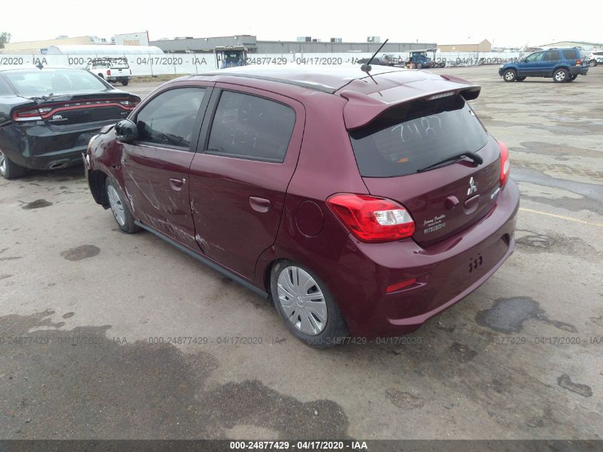 2018 MITSUBISHI MIRAGE ES ML32A3HJ6JH011112