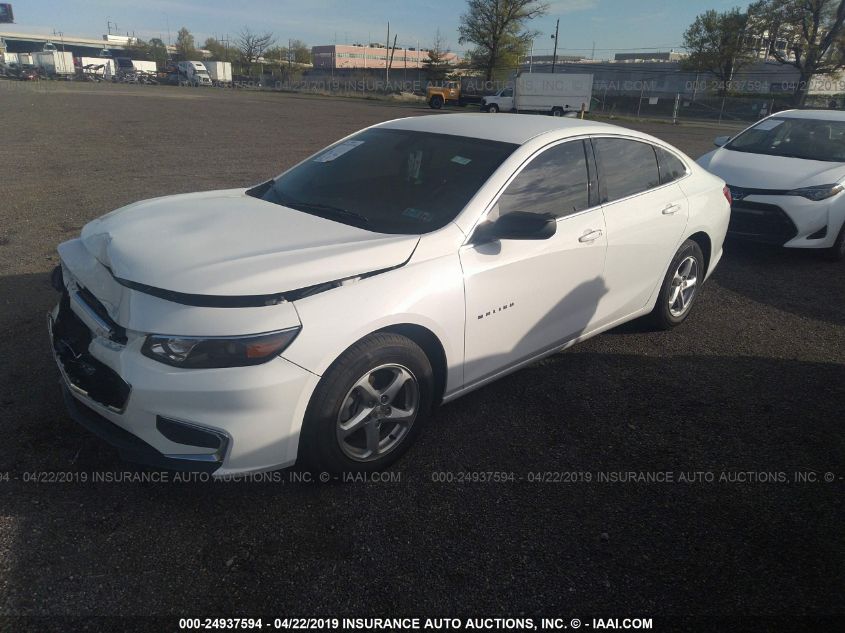 2016 CHEVROLET MALIBU LS 1G1ZB5STXGF242736