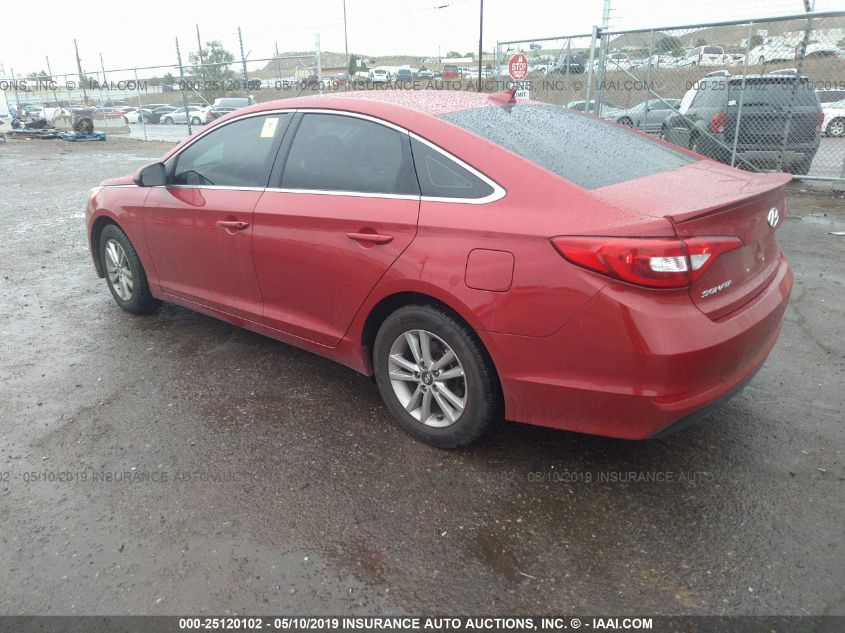 2017 HYUNDAI SONATA 2.4L 5NPE24AF5HH544678