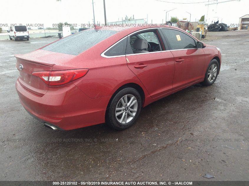 2017 HYUNDAI SONATA 2.4L 5NPE24AF5HH544678