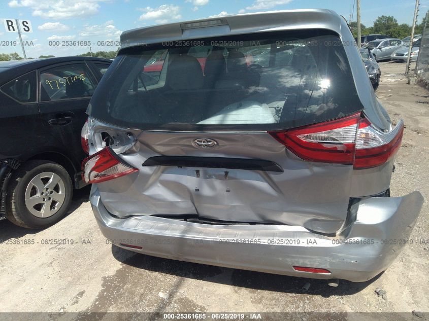 2015 TOYOTA SIENNA L - 5TDZK3DC1FS587595