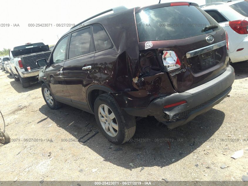 2013 KIA SORENTO LX 5XYKT3A68DG341229