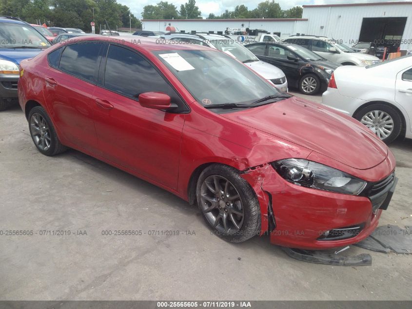 2014 DODGE DART SXT 1C3CDFBBXED802479