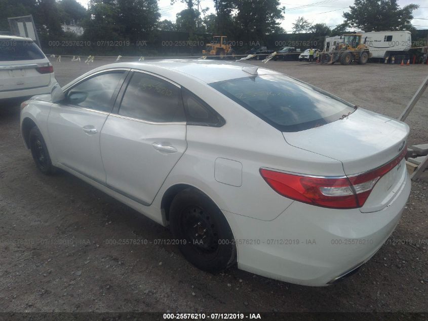 2013 HYUNDAI AZERA KMHFG4JG3DA315878