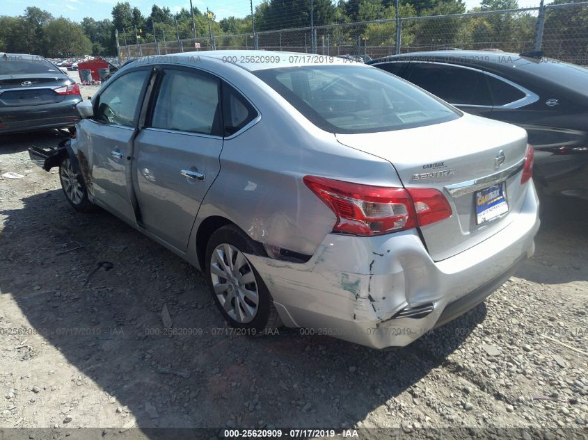 2016 NISSAN SENTRA S 3N1AB7AP2GY242035
