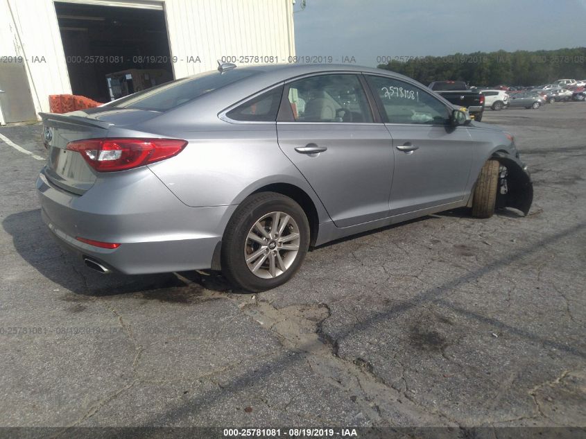 2015 HYUNDAI SONATA 2.4L SE 5NPE24AF9FH218511
