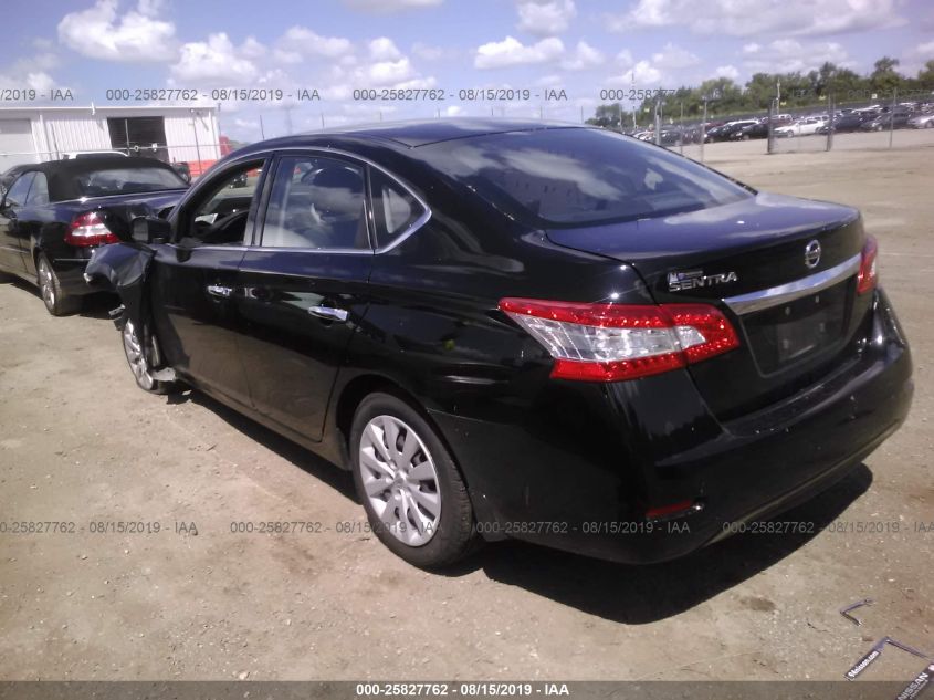 2015 NISSAN SENTRA S 3N1AB7AP1FY344392
