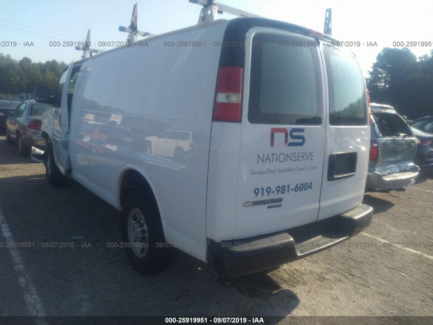 2015 CHEVROLET EXPRESS CARGO VAN 1GCWGFCF0F1156499