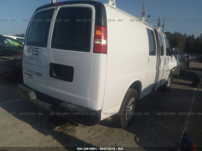 2015 CHEVROLET EXPRESS CARGO VAN 1GCWGFCF0F1156499