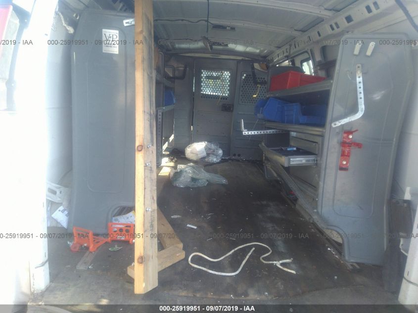 2015 CHEVROLET EXPRESS CARGO VAN 1GCWGFCF0F1156499