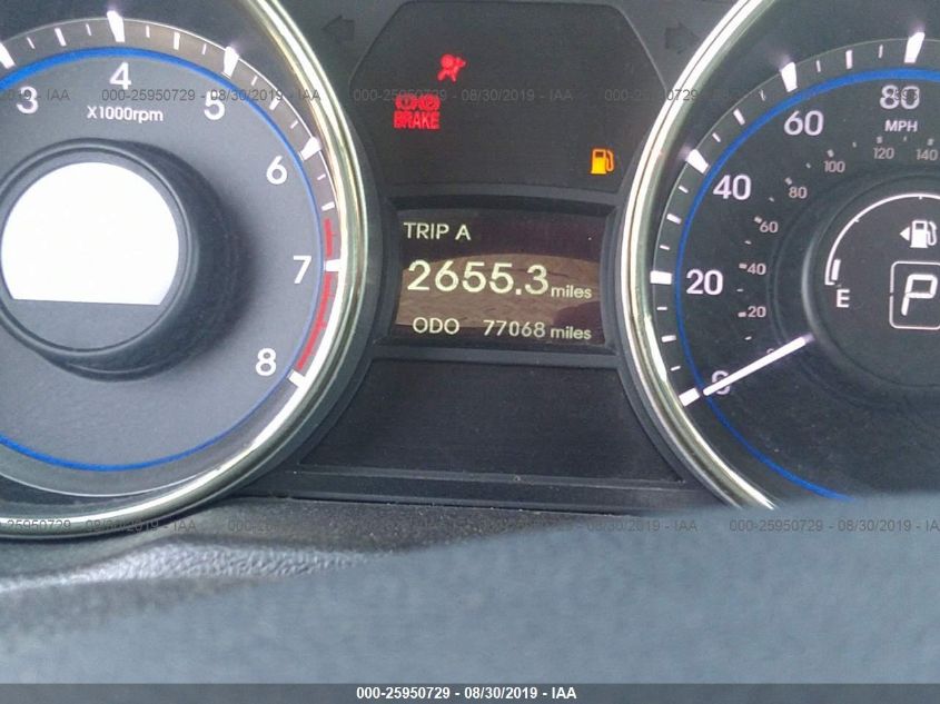 2013 HYUNDAI SONATA GLS 5NPEB4AC6DH743772