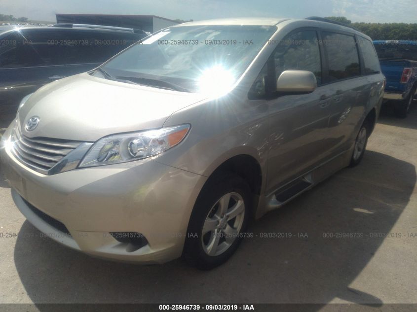 2015 TOYOTA SIENNA LE 5TDKK3DCXFS636844