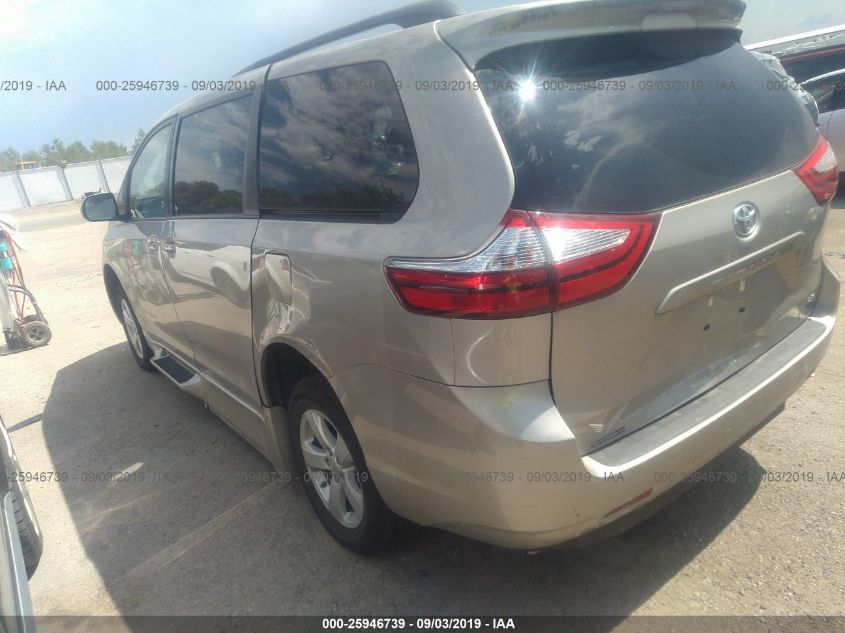 2015 TOYOTA SIENNA LE - 5TDKK3DCXFS636844